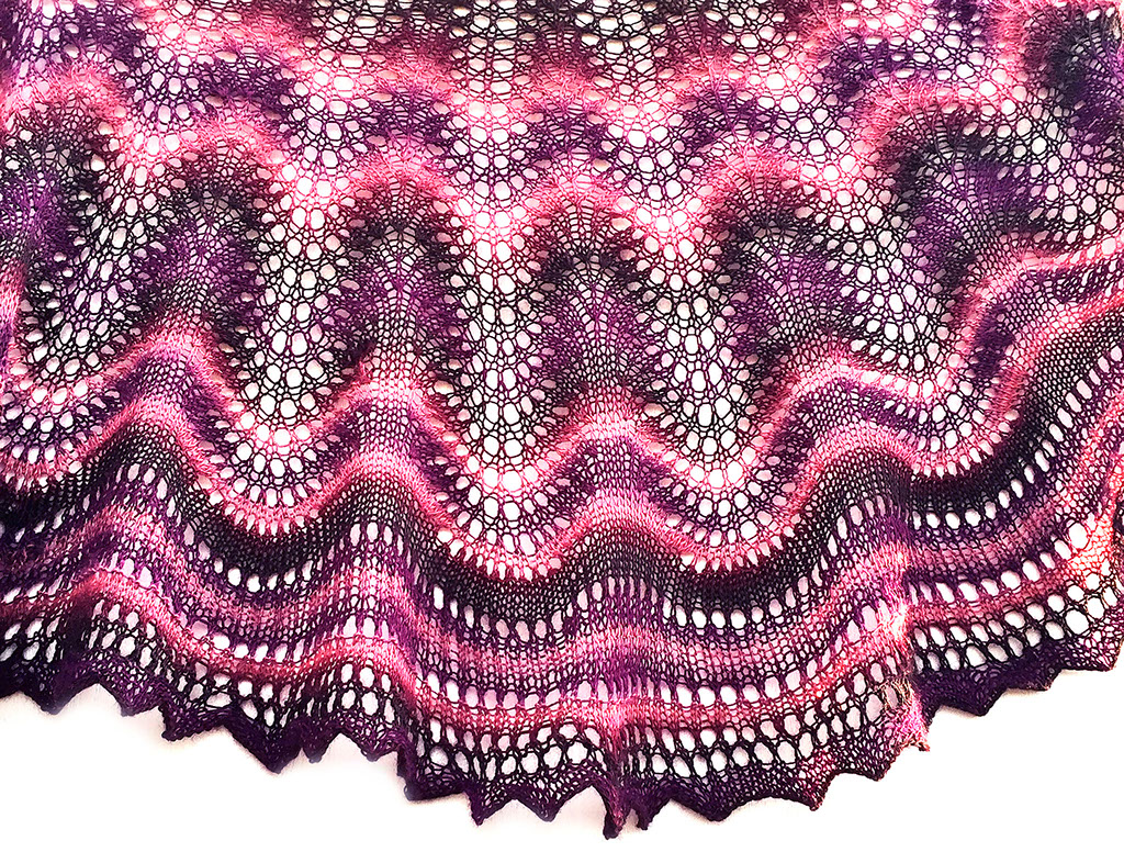 Knit Lab Feather Fan Crescent Knit Lab Feather Fan Crescent